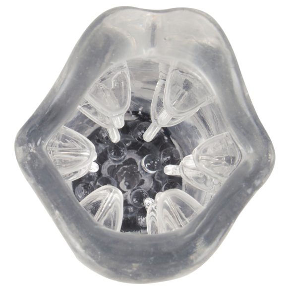 Stroker - vibreeriv pöörlev masturbaator - läbipaistev