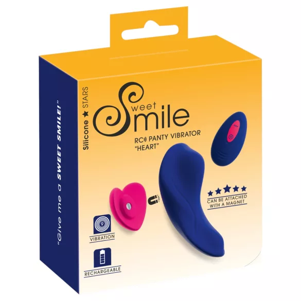 Smile RC Panty - juhtmega aluspükste vibraator - sinine