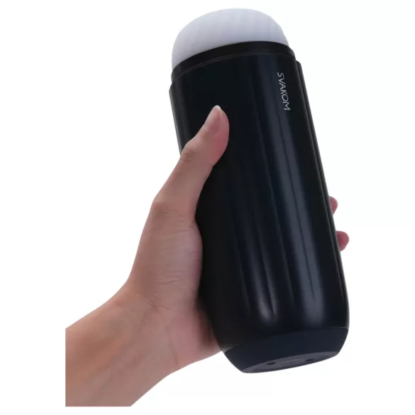 Svakom Sam Neo 2 Pro - nutikas masturbaator - must-valge