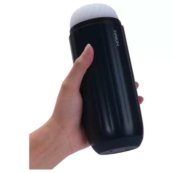 Svakom Sam Neo 2 - nutikas masturbaator - must/valge