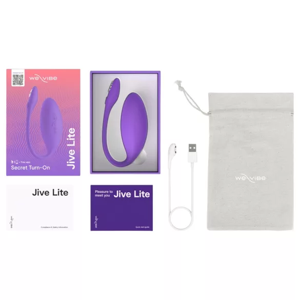 We-Vibe Jive Lite - rakendusega juhitav vibreeriv muna (lilla)
