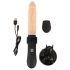 You2Toys RC Seksmassin Lihalik - tõukevibrator (must)