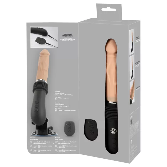 You2Toys - kaugjuhitav tõukevibraator - naturaalne