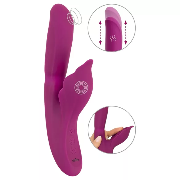 Javida - G-punkti ja kliitori vibraator 4in1 - lilla