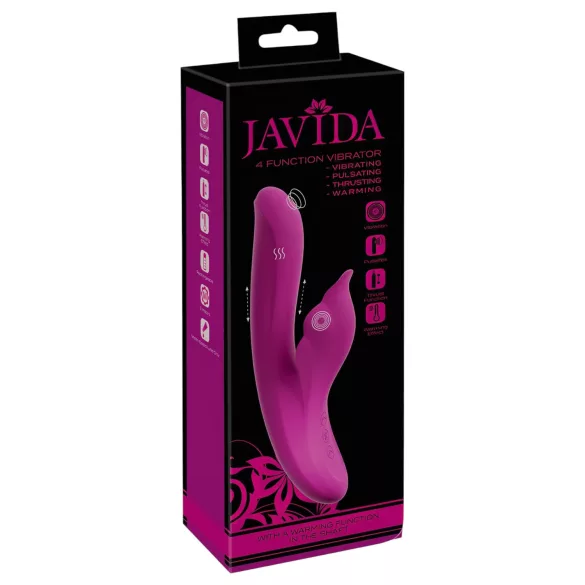 Javida - G-punkti ja kliitori vibraator 4in1 - lilla