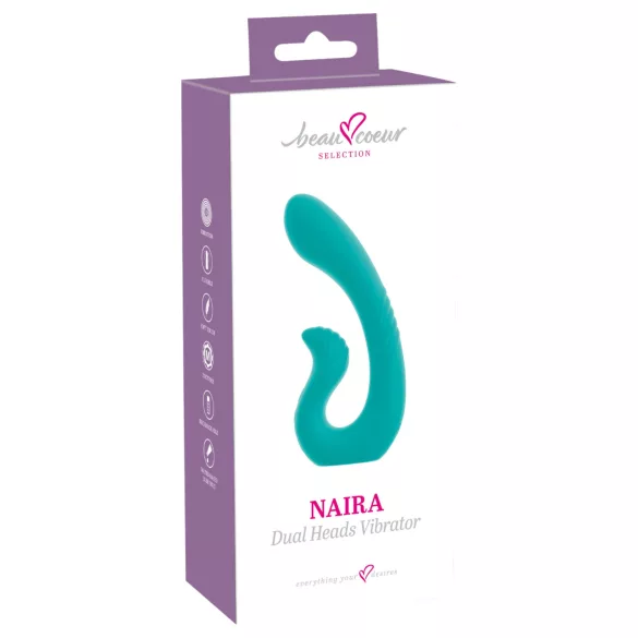 Beau Coeur Naira - G-punkti ja kliitori vibraator - roheline