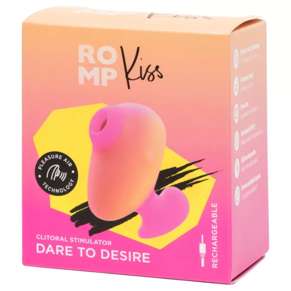 ROMP Kiss - õhulaine klitoristimulaator (roosa)