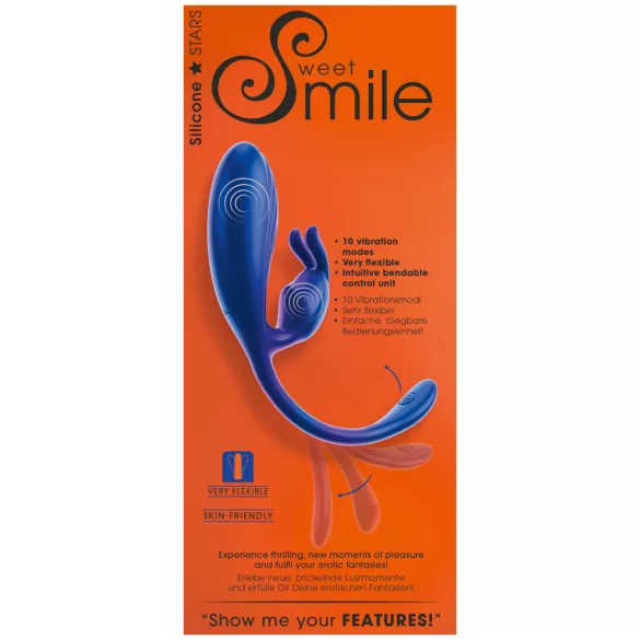 Smile - G-punkti ja kliitori vibraator - sinine