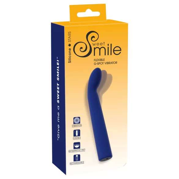 Smile - G-punkti vibraator - kaardus - sinine