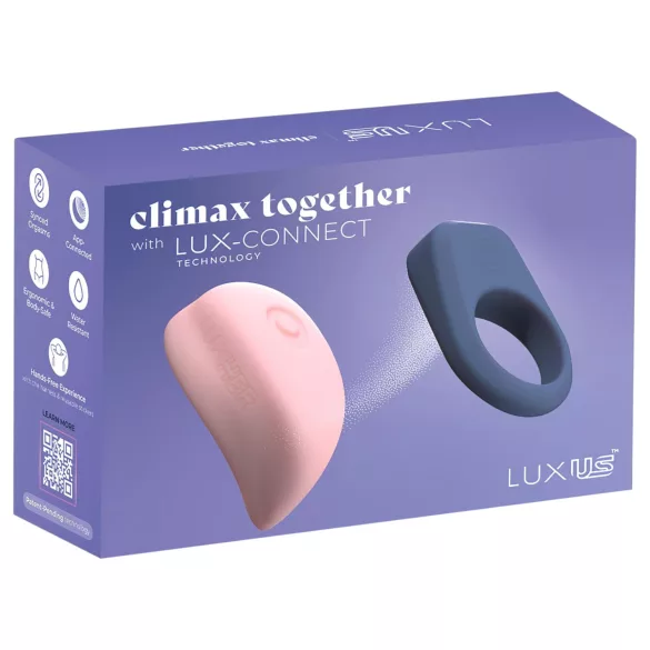 LUXUS Climax Together by Kiiroo - magnetiline, rakendusega juhitav paarivibraatori komplekt