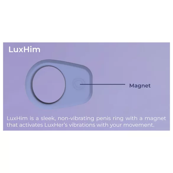 LUXUS Climax Together by Kiiroo - magnetiline, rakendusega juhitav paarivibraatori komplekt