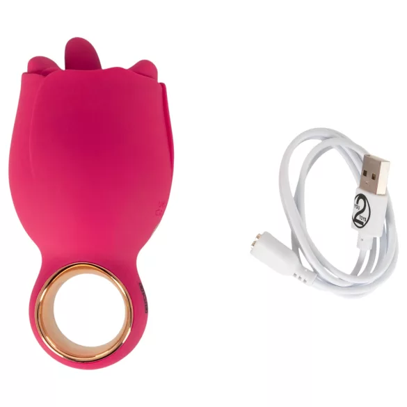 You2Toys Oral Fun - keelekujuline kliitorivibraator (roosa)
