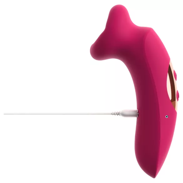 You2Toys Oral Fun - imev ja keeleliigutustega kliitoristimulaator (roosa)