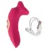 You2Toys Oral Fun - imev ja keeleliigutustega kliitoristimulaator (roosa)