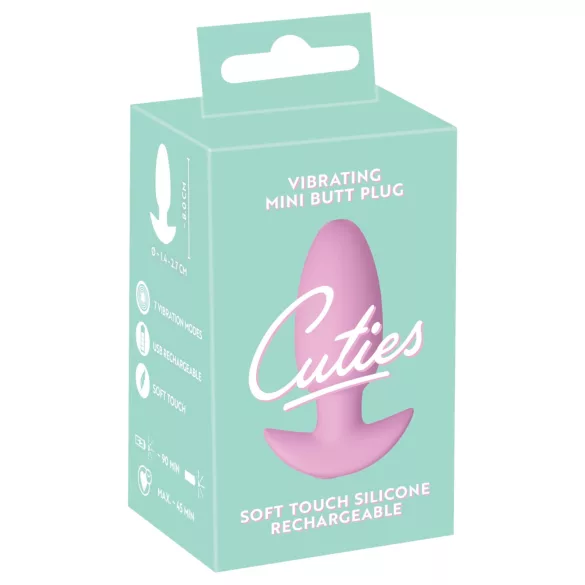 Cuties Mini - vibreeriv anaalpunn - roosa