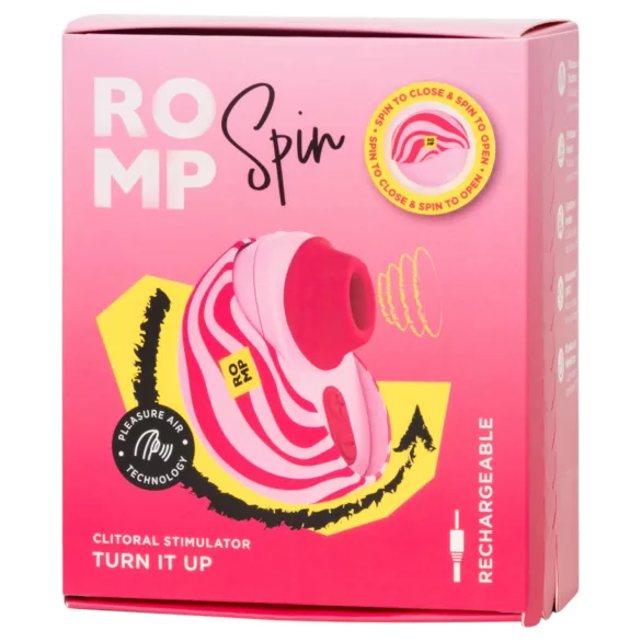 ROMP Spin - õhulainetega kliitoristimulaator (roosa)
