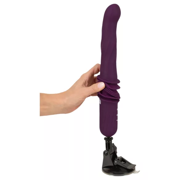 You2Toys - soojenev lükkav vibraator puldiga (lilla)