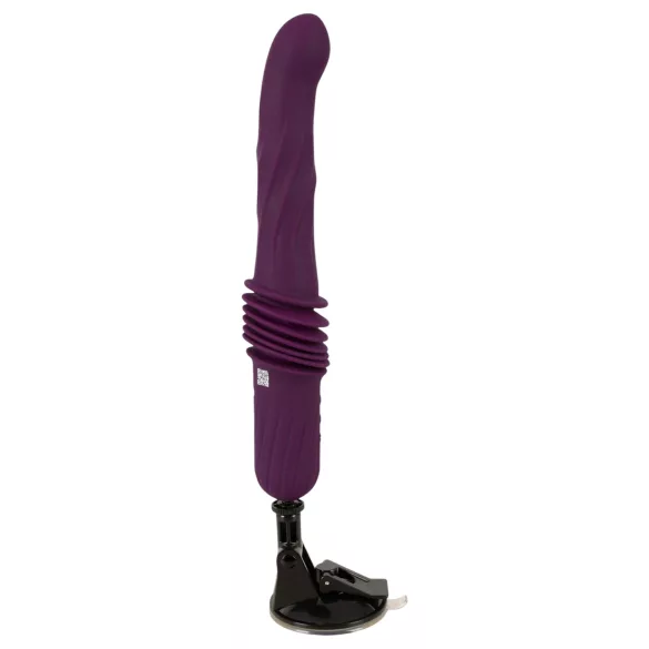 You2Toys - soojenev lükkav vibraator puldiga (lilla)