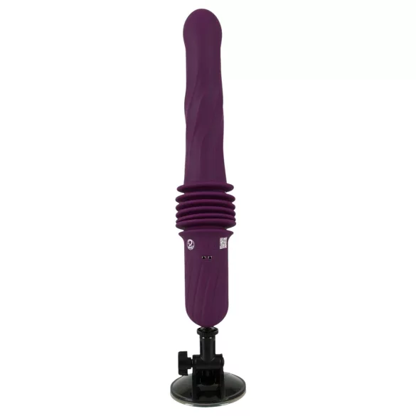 You2Toys - soojenev lükkav vibraator puldiga (lilla)