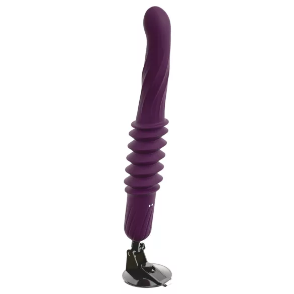 You2Toys - soojenev lükkav vibraator puldiga (lilla)