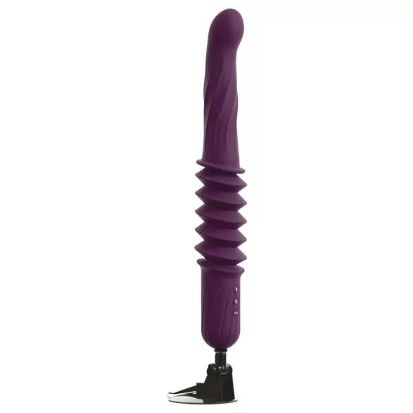 You2Toys - soojenev lükkav vibraator puldiga (lilla)