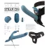 You2Toys - 3-osaline rihmaga jänku-tüüpi tõukevibraator puldiga (sinine)