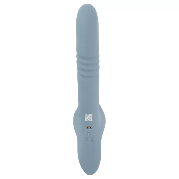 You2Toys - 3-osaline rihmaga jänku-tüüpi tõukevibraator puldiga (sinine)