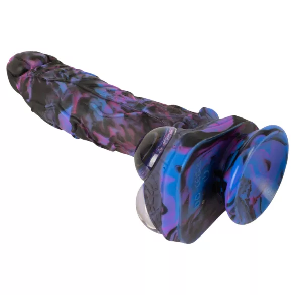 Beasty Cocks Firefly Fantasies - soojenev tõukevibraator (sinine) - 23 cm