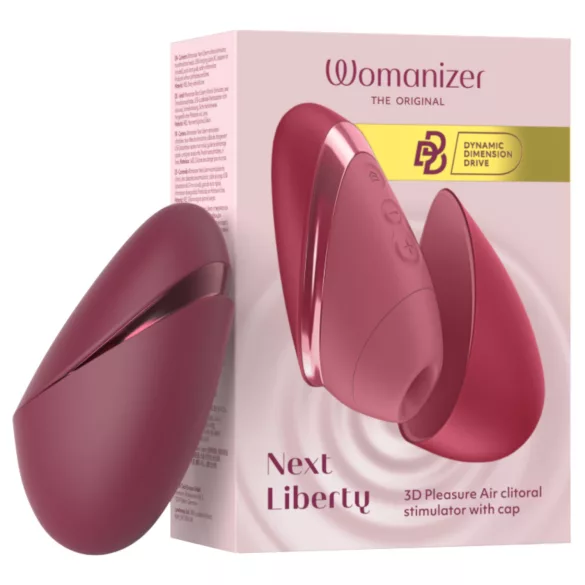 Womanizer Next Liberty - õhulaine klitoristimulaator (punane)