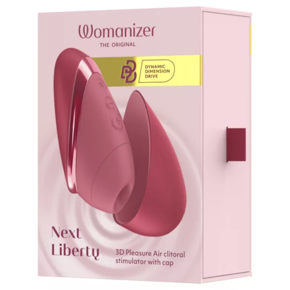 Womanizer Next Liberty - õhulaine klitoristimulaator (punane)