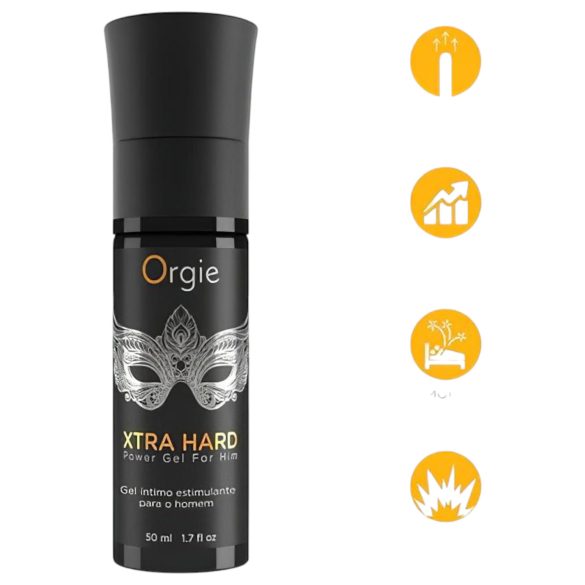 Orgie Xtra Hard - erektsioonigeel meestele - 50ml