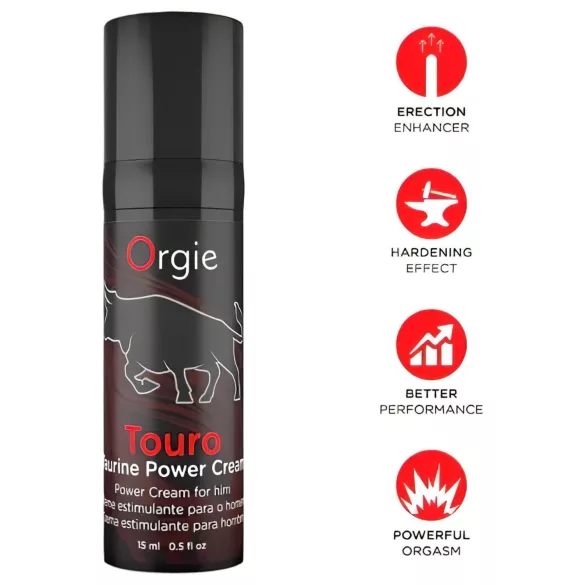 Orgie Touro Power - erektsioonikreem meestele - 15 ml