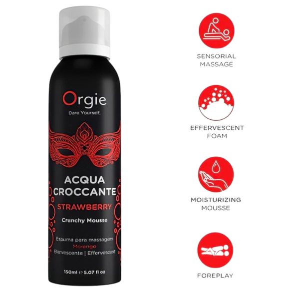 Orgie Acqua Croccante - massaaživahu - maasika - 150ml