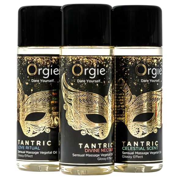 Orgie Tantric - sensuaalne massaažiõlide komplekt (3x30ml)