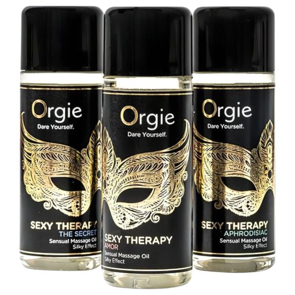 Orgie Sexy Therapy - sensuaalne massaažiõli komplekt (3x30ml)