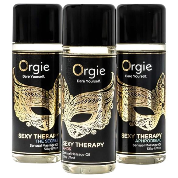 Orgie Sexy Therapy - sensuaalne massaažiõli komplekt (3x30ml)
