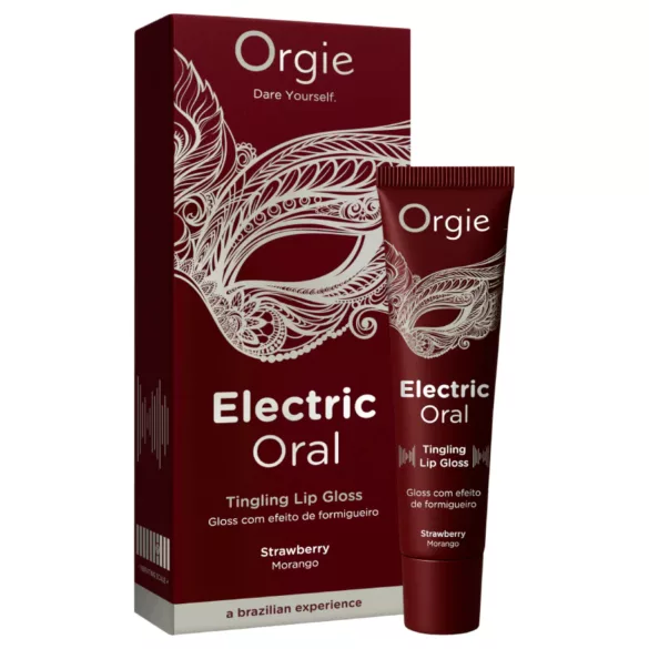Orgie Electric Oral - suriseva efektiga huuleläige - maasikas (10 ml)