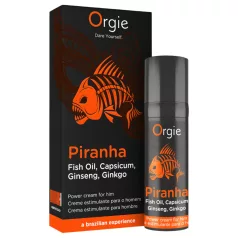   Orgie Piranha Power Cream - Stimuleeriv potentsiatugevdamise kreem meestele (15 ml)
