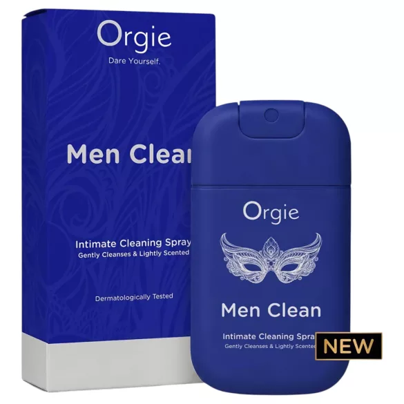 Orgie Men Clean - intiimpiirkonna puhastav ja värskendav sprei meestele (30 ml)