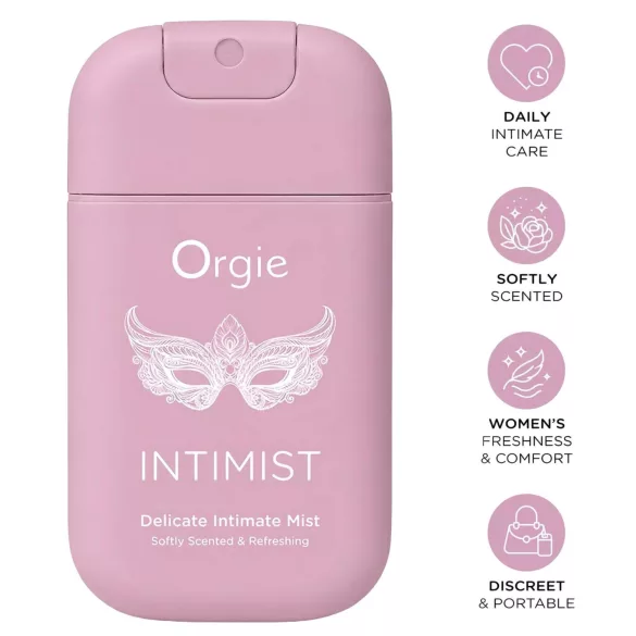 Orgie Intimist - õrn värskendav intiimsprei naistele (30 ml)