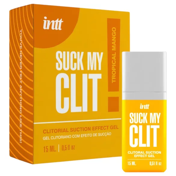 Intt Suck My Clit - naiste kliitoristimuleeriv geel - mango (15 ml)