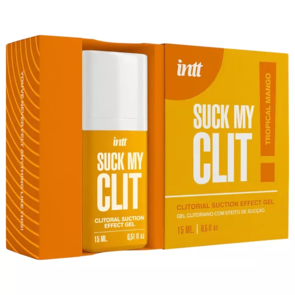 Intt Suck My Clit - naiste kliitoristimuleeriv geel - mango (15 ml)