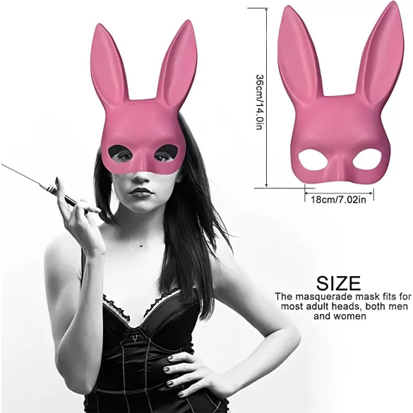 Jogestyle - naiste jänese mask - roosa