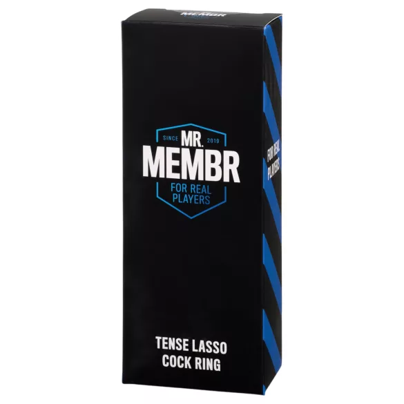 MR.MEMBR Tense - reguleeritav nööridega peenisekõru (must)