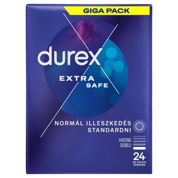 Durex - latekskondoomid - lisakaitse, turvaline - 24 tk
