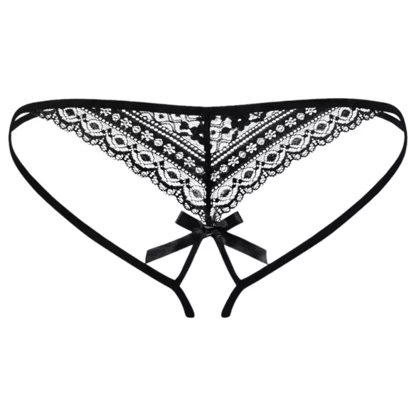 Obsessive Picantina - naiste stringid - topelt rihmaga - must - L/XL