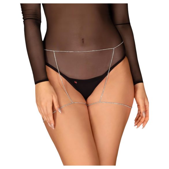 Obsessive Bijou 905 - ehtekeha rakmed (hõbedane) - S-L