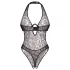 Obsessive Addia - leopardimustriga avatud body - L/XL