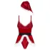 Obsessive Hot Santa - kolmene jõuluvana kostüüm naistele (punane) - L/XL