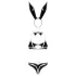 Obsessive Night Bunny - neljaosaline jänese kostüüm naistele (must)